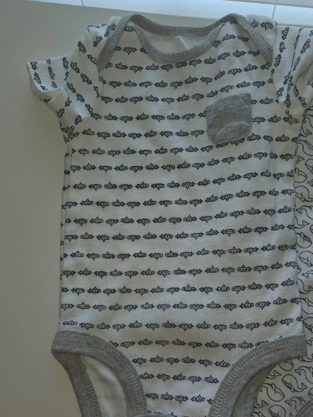 Kids Gray Neutral Bodysuit Set - Pack of 8 Carter's Mixed Gray Onesies